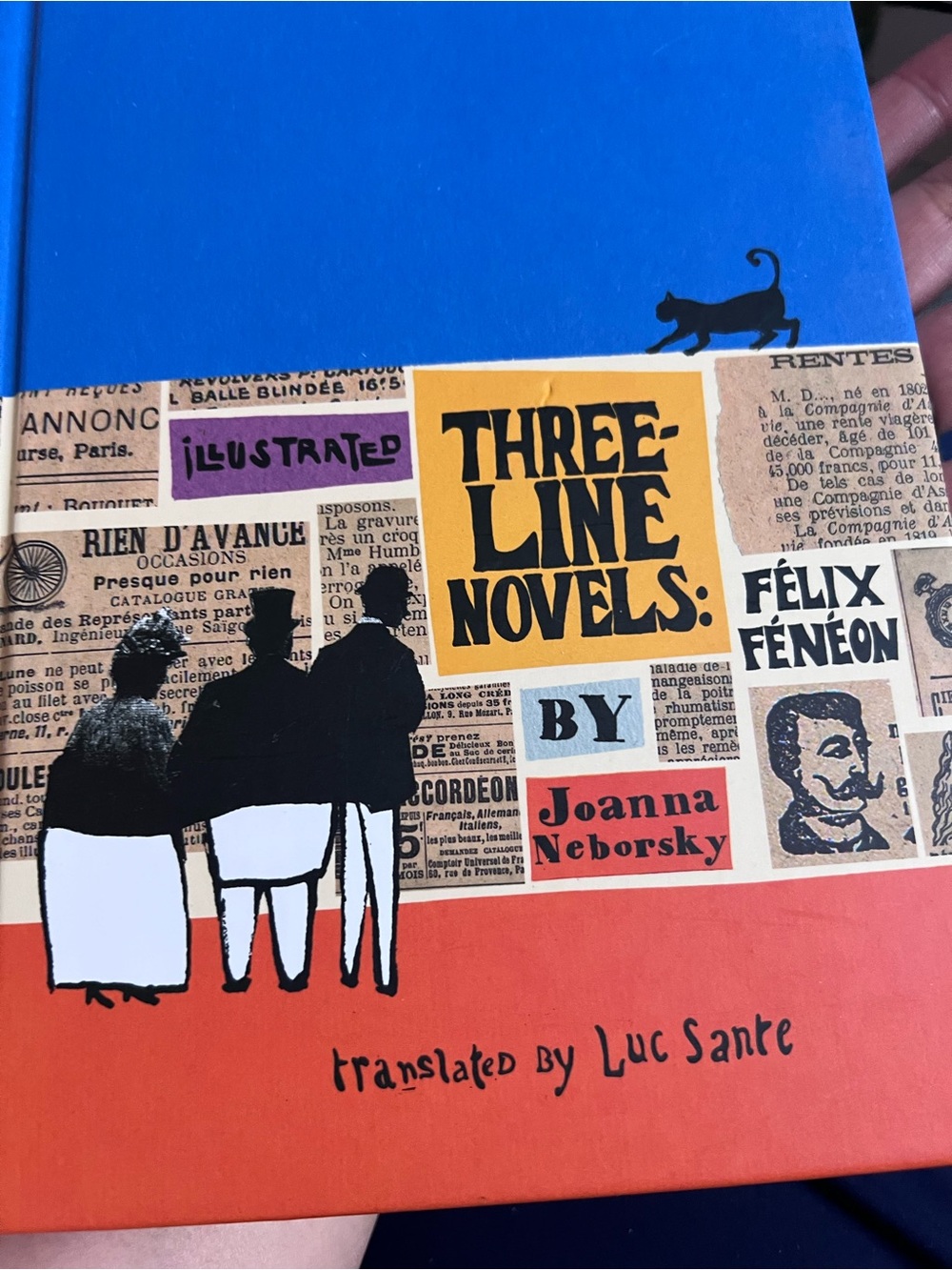 Three-Line Novels Illustrated Hardcover with Bold Graphic Cover